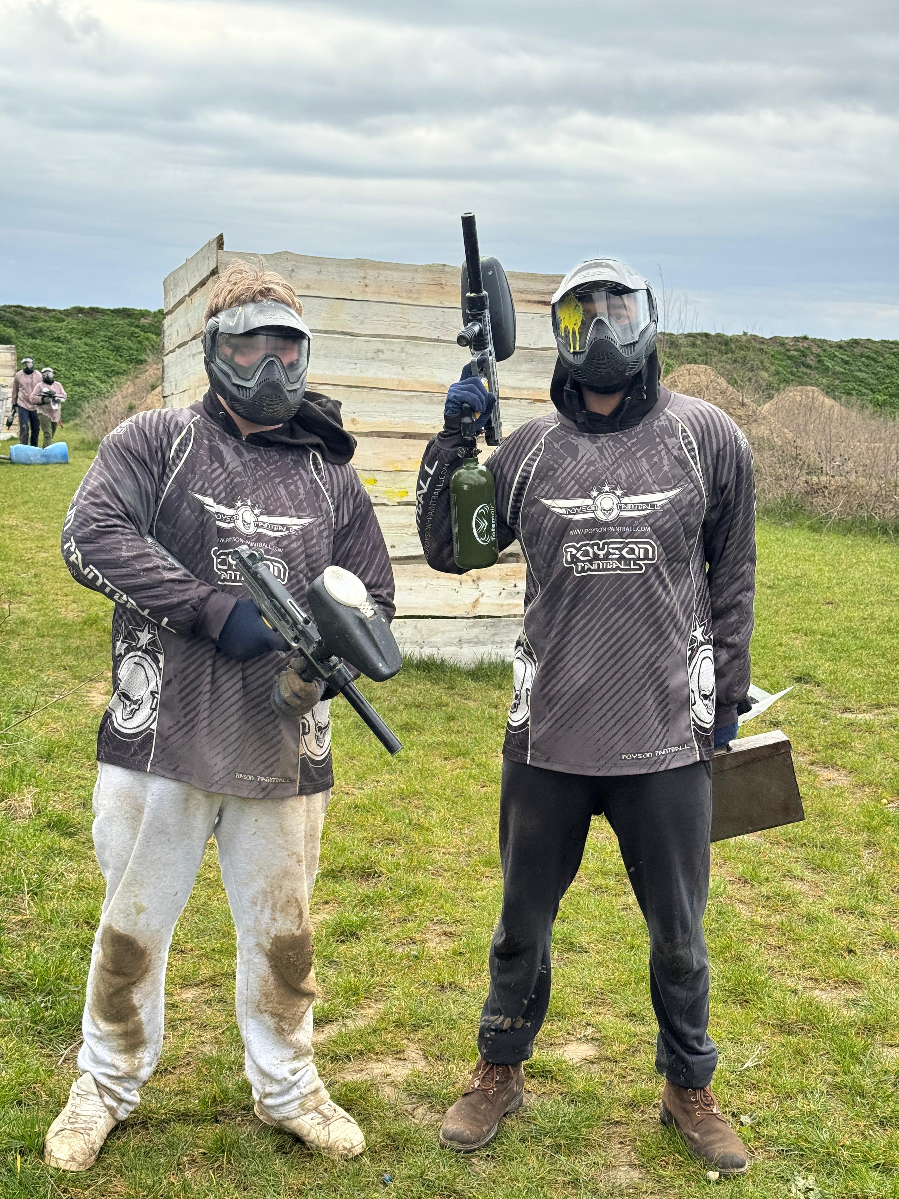 Sirwan beim Paintball