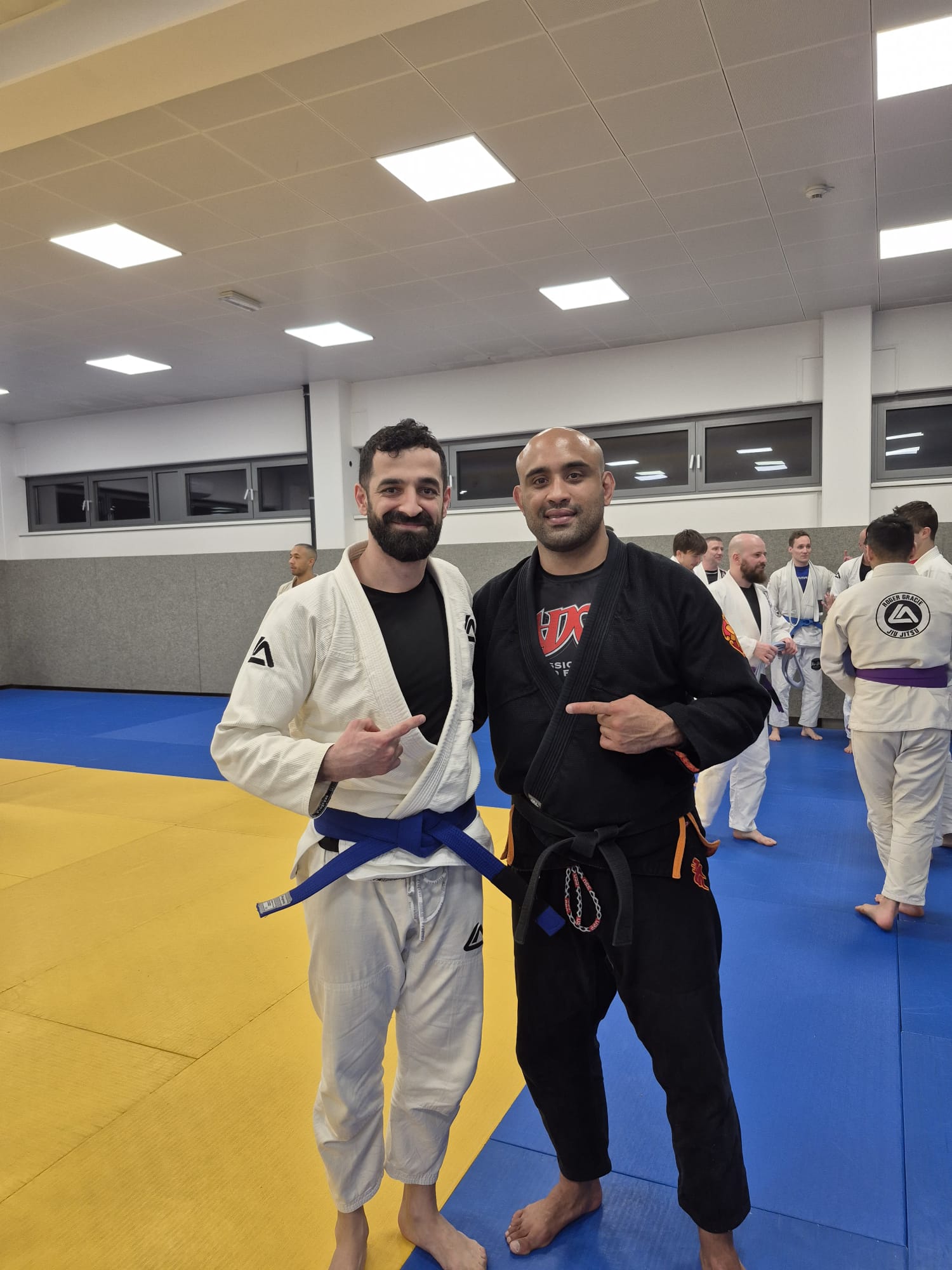Sirwan auf der Matte beim Brazilian Jiu-Jitsu